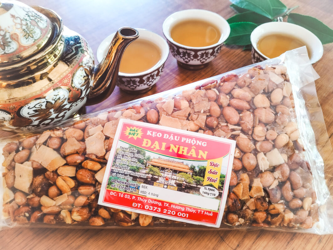 Kẹo đậu phộng dừa sấy được làm từ nguyên liệu tự nhiên